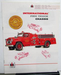 1957 International IH Fire Truck Chassis Dealer Sales Brochure 50th Anniversary