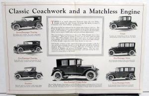 1924 Willys Knight Sales Brochure The Seven Beautiful New Models Original