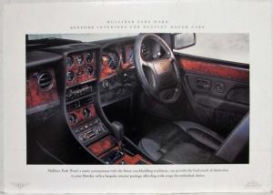 1993 Bentley Mulliner Park Ward Interiors Sheets