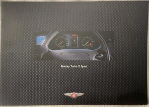 1996 Bentley Turbo R Sport Sales Brochure