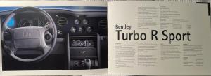 1996 Bentley Turbo R Sport Sales Brochure