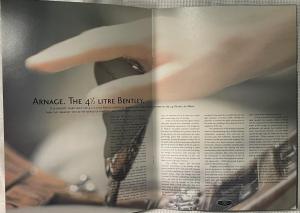 1998 Bentley Arnage Oversized Sales Brochure