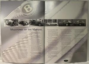 1998 Bentley Arnage Oversized Sales Brochure