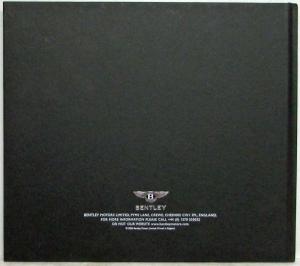 2007 Bentley Travel in Another World Prestige Hardbound Sales Book Brochure