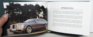 2008 Bentley Brooklands Hardbound Media Information Press Kit With Case