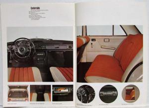 1968 Mercedes-Benz 220 D Sales Brochure from Paris Auto Show - French Text