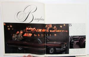 1966 Pontiac Sales Brochure Bonneville Grand Prix 2+2 GTO Catalina Star Chief