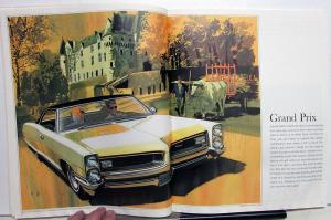 1966 Pontiac Sales Brochure Bonneville Grand Prix 2+2 GTO Catalina Star Chief