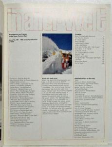 1974 Mercedes-Benz Magazine in aller Welt for Friends of 3-Pointed Star - No 127