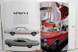 1967 Pontiac Sales Brochure Bonneville Grand Prix 2+2 GTO Catalina Sprint Large