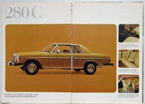 1975 Mercedes-Benz Passenger Car Program Sales Brochure