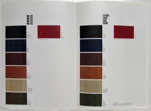 1978 Mercedes-Benz Dealer Sales Brochure Interior Options MB-Tex Leather Velour