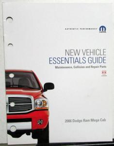 2007 Dodge Ram Mega Cab New Vehicle Essentials Guide Service & Repair Parts