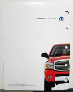 2007 Dodge Ram Mega Cab New Vehicle Essentials Guide Service & Repair Parts