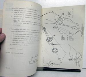 1969 Chrysler Plymouth Dealer Technical Service Bulletins Set Procedure Updates