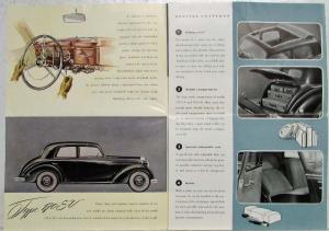 1954 Mercedes-Benz Models 170S-V 170S-D and 180 Small Sales Folder