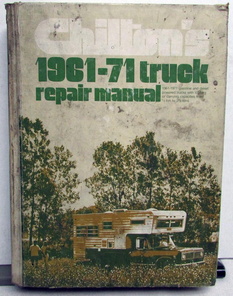 1961-1971 Chiltons Truck Repair Shop Manual Chevy GMC Ford Dodge IH Jeep VW