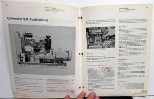 1965 Cummins Operation & Maintenance Owners Manual C & J Series Diesel Engines