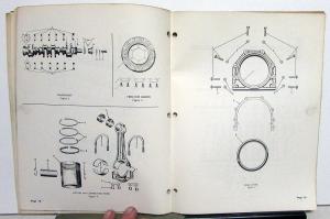 1960 Cummins Parts Catalog Book Model C-160 C-175 C-180 Diesel Engines 966793-A