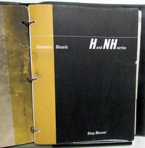 1964 Cummins H & NH Series Diesel Engines Operator Owners & Shop Repair Manual