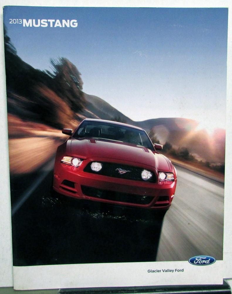 2013 Ford Mustang Dealer Sales Brochure V6 GT Boss 302 Shelby GT500