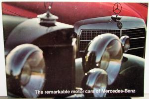 1969 Mercedes-Benz Color Sales Brochure Models 220D 220 230 250 280S 280SE 280SL