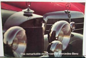 1969 Mercedes-Benz Color Sales Brochure Models 220D 220 230 250 280S 280SE 280SL