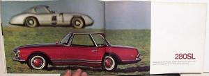 1969 Mercedes-Benz Color Sales Brochure Models 220D 220 230 250 280S 280SE 280SL