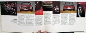 1969 Mercedes-Benz Color Sales Brochure Models 220D 220 230 250 280S 280SE 280SL