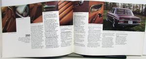 1969 Mercedes-Benz Color Sales Brochure Models 220D 220 230 250 280S 280SE 280SL