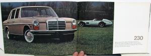 1969 Mercedes-Benz Color Sales Brochure Models 220D 220 230 250 280S 280SE 280SL