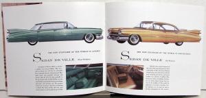 1959 Cadillac Sales Brochure Series 62 Coupe De Ville Fleetwood 60 Eldorado 75