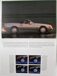 1990 Mercedes-Benz SL The Beginning of a Great Legend Sales Brochure - German