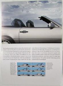 1990 Mercedes-Benz SL The Beginning of a Great Legend Sales Brochure - German