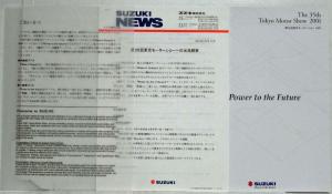 2001 Suzuki Media Information Press Kit from 35th Tokyo Motor Show - Japanese