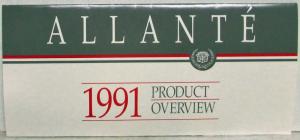 1991 Cadillac Allante Salesman Self-Training Program