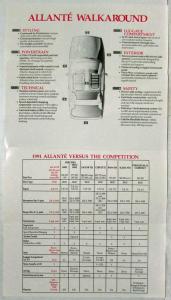 1991 Cadillac Allante Salesman Self-Training Program