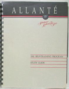 1991 Cadillac Allante Salesman Self-Training Program