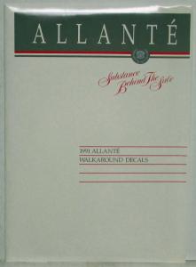 1991 Cadillac Allante Salesman Self-Training Program