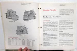 1965 Cummins H & NH Series Diesel Engines Operation & Maintenance Owners Manual