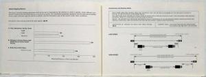 1982 Mercedes-Benz 380SL Turbo Diesel Consumer Information Brochure