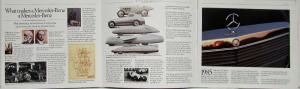 1985 Mercedes-Benz Full Line Sales Brochure with Specifications Folder - Small