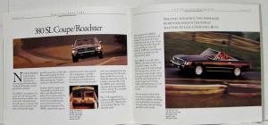 1985 Mercedes-Benz Full Line Sales Brochure with Specifications Folder - Small