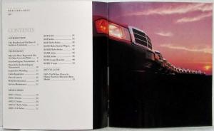 1987 Mercedes-Benz Full-Line Sales Brochure - Small