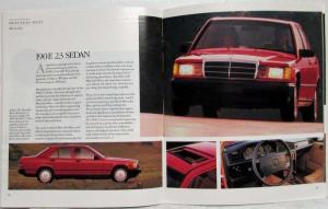 1987 Mercedes-Benz Full-Line Sales Brochure - Small