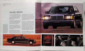 1987 Mercedes-Benz Full-Line Sales Brochure - Small