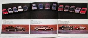 1987 Mercedes-Benz Full-Line Sales Brochure - Small