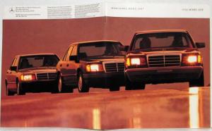 1987 Mercedes-Benz Full-Line Sales Brochure - Small