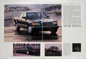 1988 Mercedes-Benz 300SE Sedan Sales Brochure