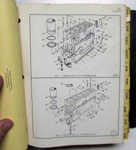 1963-1965 Cummins Diesel Engines Dealer Parts Books Catalog Set J C H NH Series